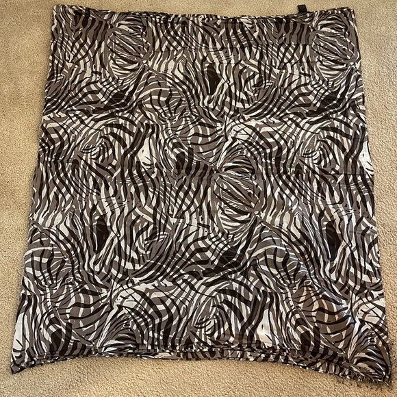 New York & Company Zebra Print Scarf/Wrap - Picture 4 of 5